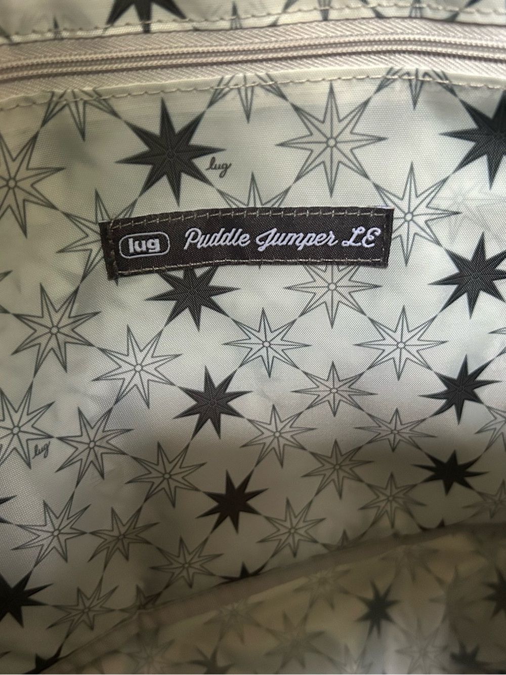 Lug Puddle Jumper LE Convertible Tote Metallic Silver Charm NEW FINAL PRICE DROP - Picture 12 of 12